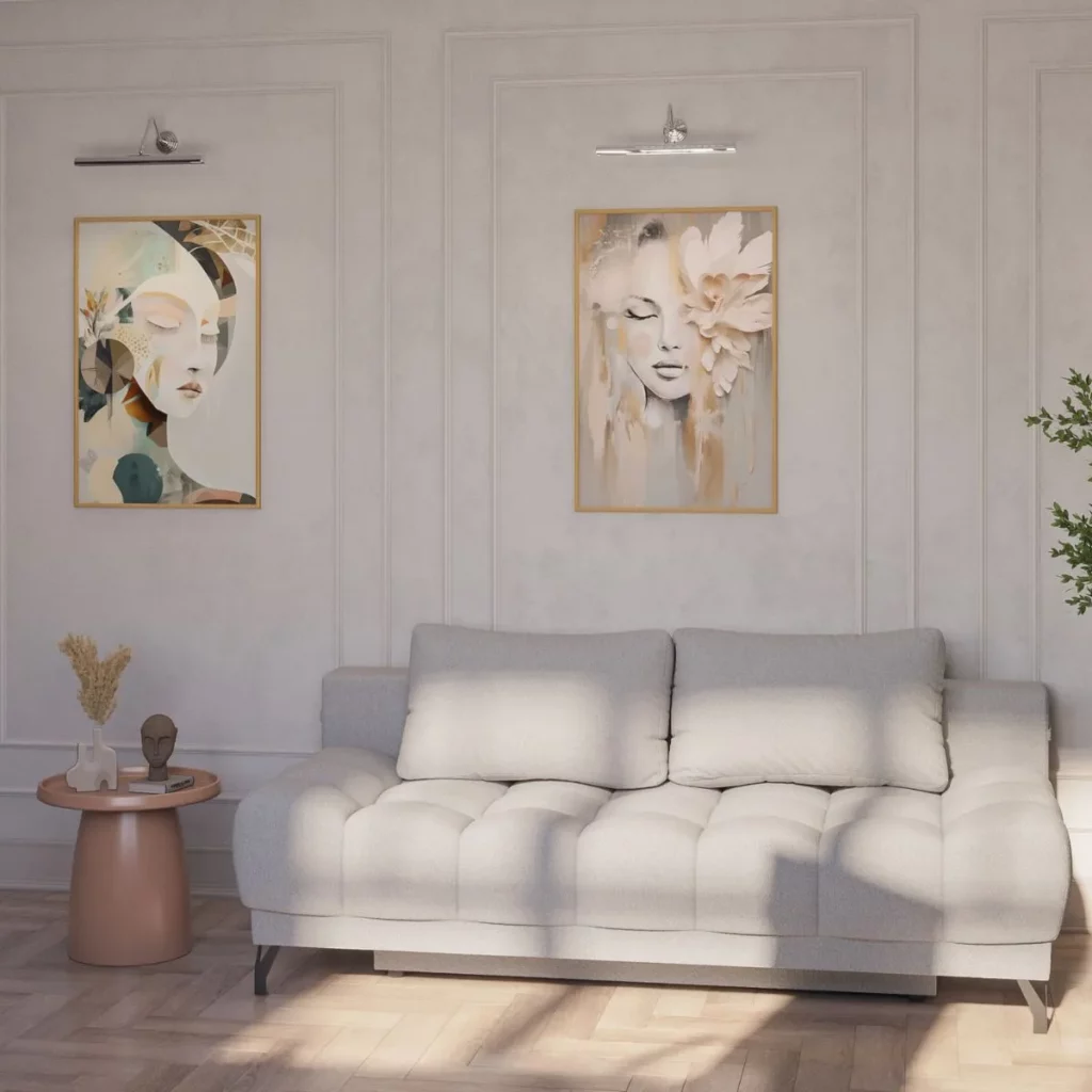 Sofa do pokoju gościnnego - aranżacja