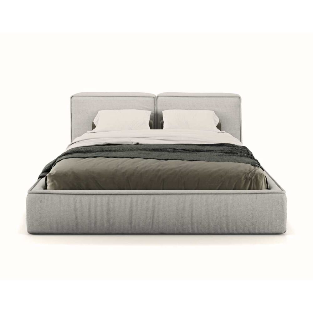 Nowoczesne Łóżko tapicerowane Resoft Slim - widok z przodu