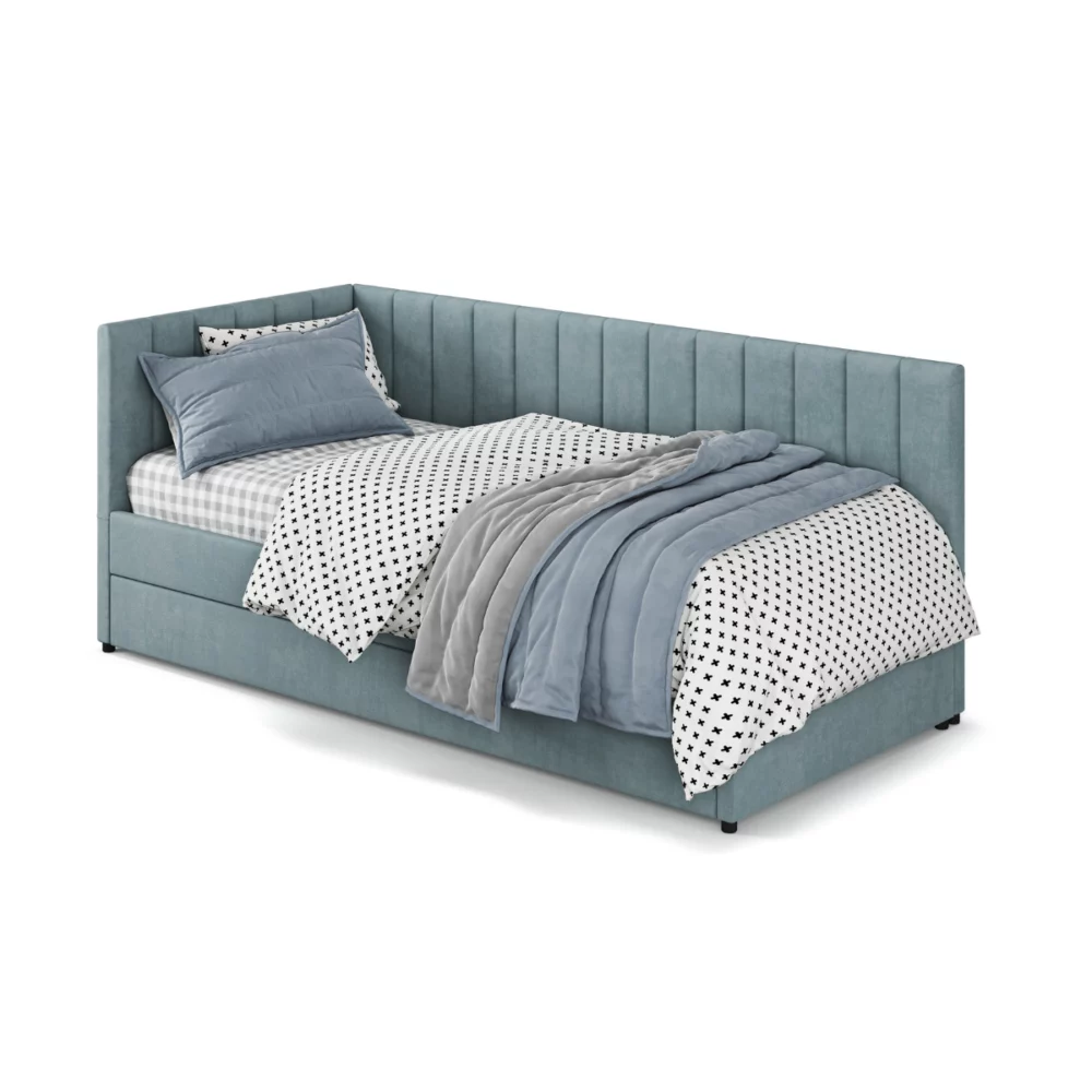 Nowoczesne łóżko dziecięce Baffy, narożne