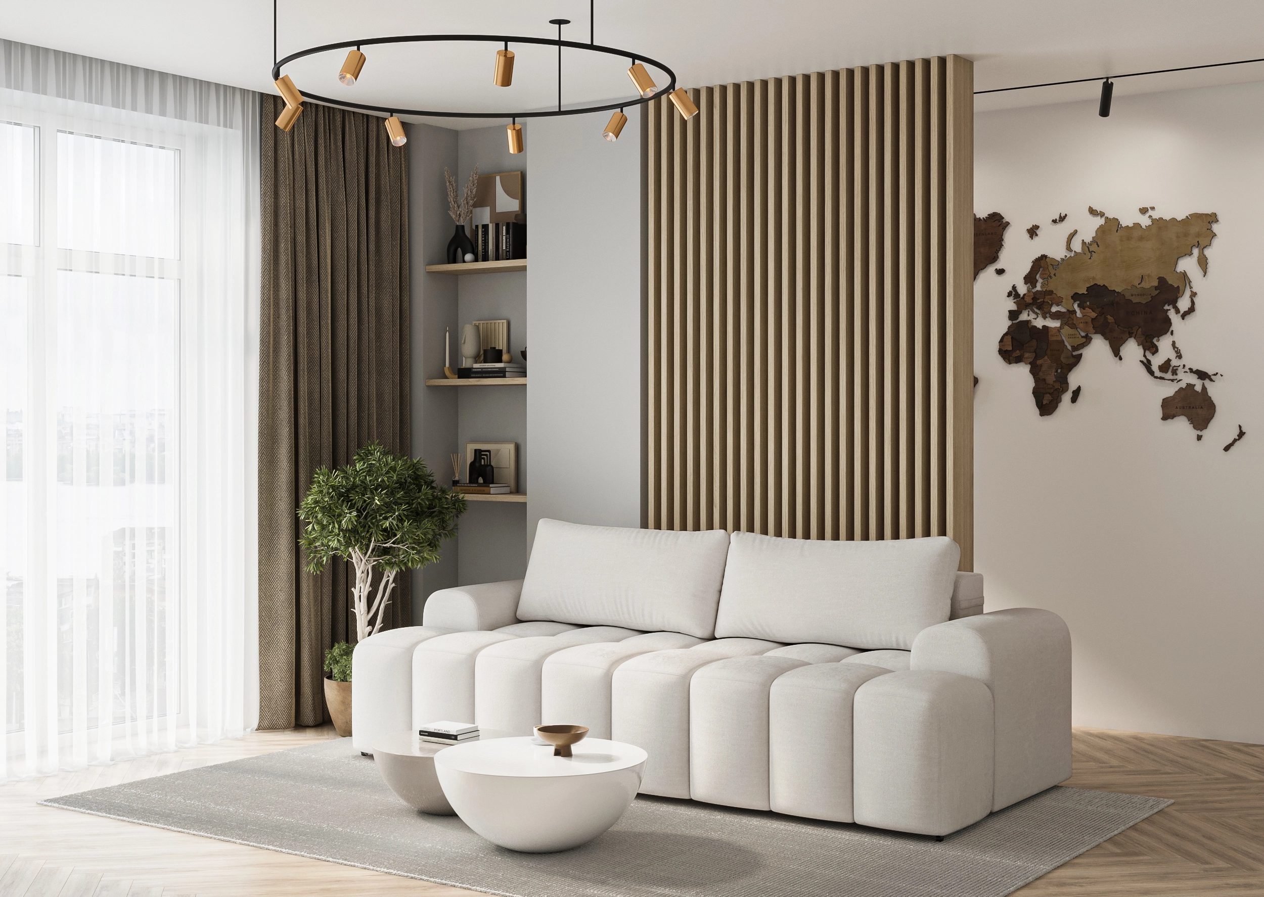 Sofa rozkładana Boubble - aranżacja