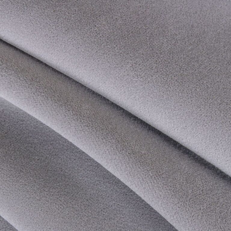 Welurowy szary materiał Zenit (matowy)