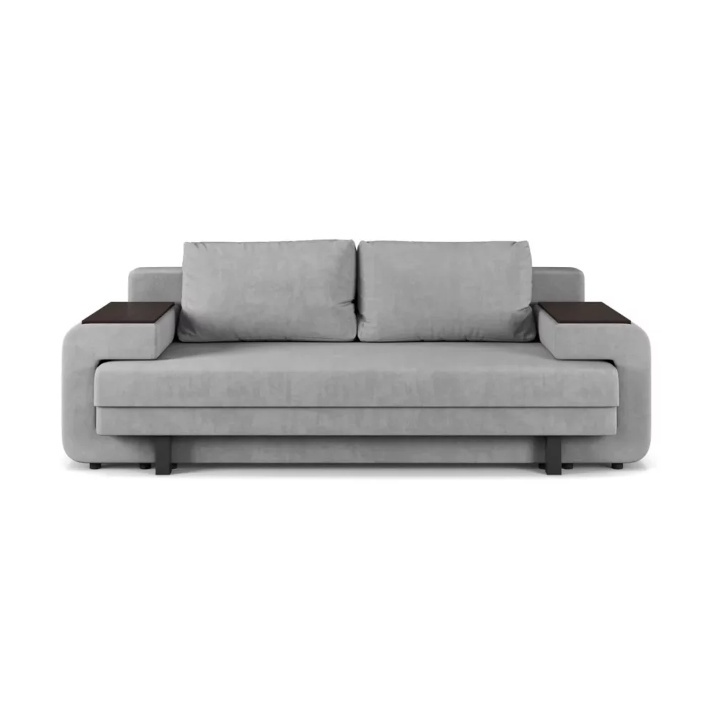 Szara sofa rozkładana Smart
